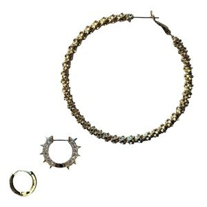 ⚜️Baddie-Bada-Bling-a-Ling Vibe Capsule: Three Pairs of Ear Candy